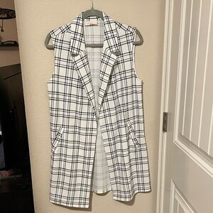 MELLODAY Plaid Vest